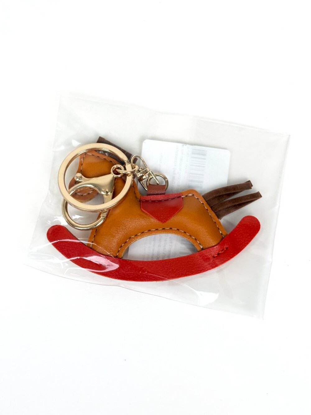 Cute Rocking Horse Keychain / Bag Charm. New - Picture 2 of 5